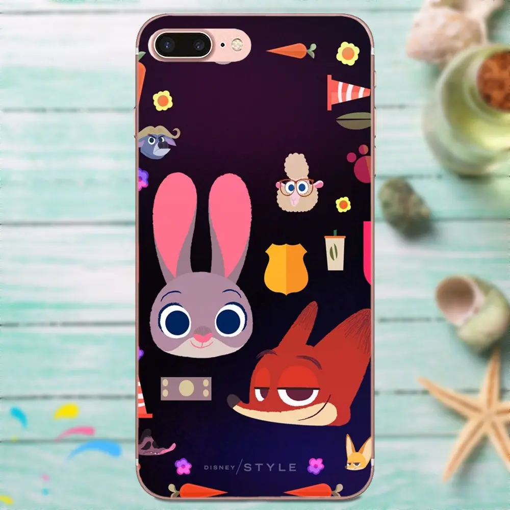 Чехол из ТПУ с мультяшным рисунком мультфильма зверополис Ник лиса для Apple iPhone 4 4S