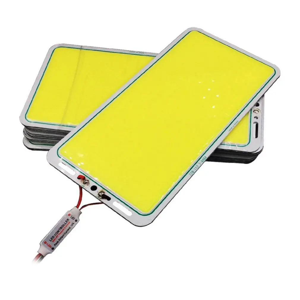DC 12V LED Panel COB Strip Light 70W Chip Warm White FLIP Module TUBE Car Lamp