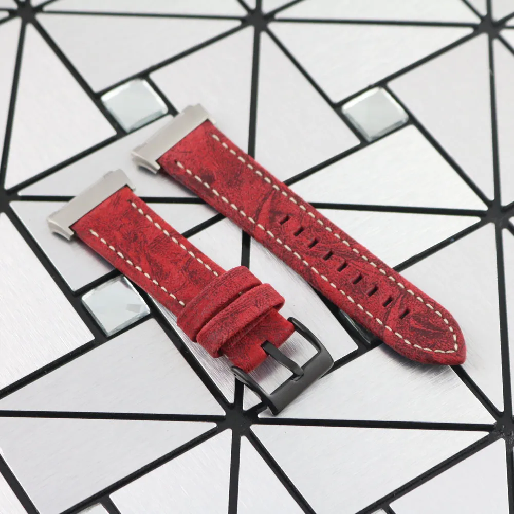 HIPERDEAL Ретро дизайн часы браслет ремешок для Fitbit ионная с металлическими разъемами классическая кожа с металлическими разъемами QIY31