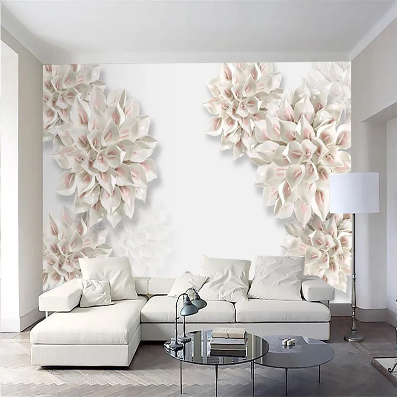 Modern Mural of Home Decor Custom Any Size Large Wallpaper for Living