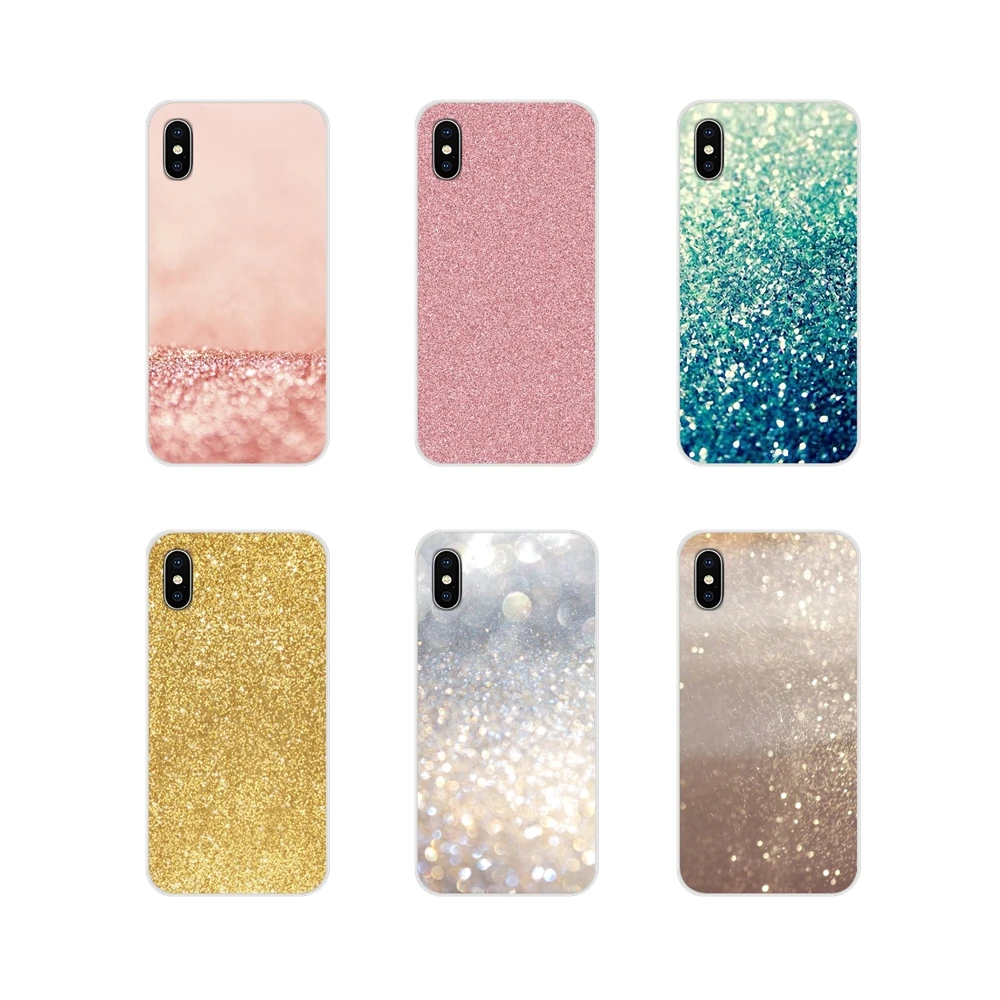 Accessories Phone Cases Covers For Huawei G7 G8 P7 P8 P9 P10 P20 P30 Lite Mini Pro P Smart Plus 2017 2018 2019 Rose Gold Glitter