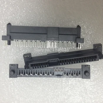 

10PCS SAS interface socket 29pin 7 + 7 + 15 DIP with positioning column