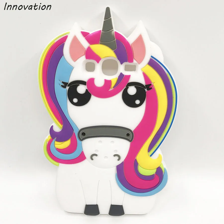 

3D Cartoon Unicorn Silicone Soft Phone Case Cover For Samsung Galaxy Grand Duos Neo Plus S3 S5 Neo S6 S7 Edge A5 J3 J5 2016 Capa