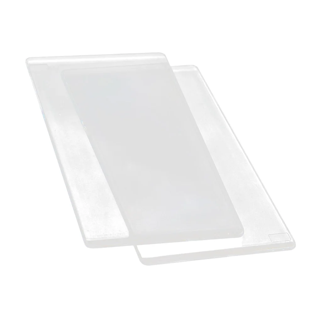 2 шт акриловые прозрачные 4 мм высечки для тиснения Сменные пластины 150x78 мм для поделок скрапбукинга бумаги