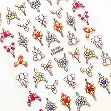 Новейшие 3d наклейки для дизайна ногтей DP серия EA наклейки инструмент DIY украшения для ногтей