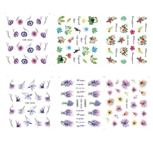 Manooby наклейки для ногтей для женщин Ловец снов перо водяной знак переводные наклейки для ногтей и ногтей