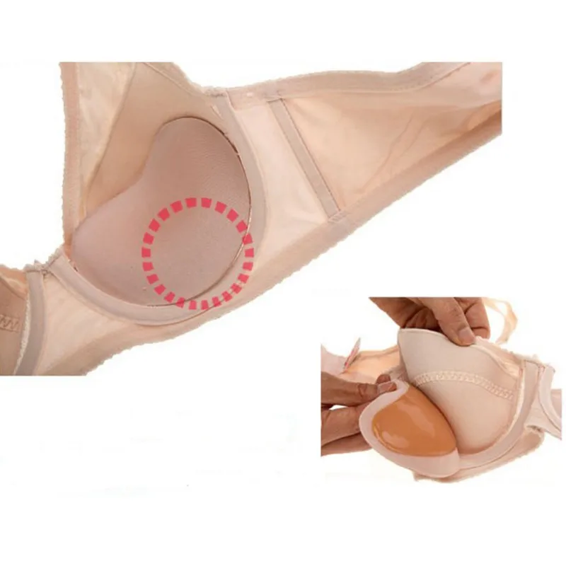 

Invisible 3D Heart Padding Magic Bra Insert Pads Push Up Silicone Adhesive Breast Bra