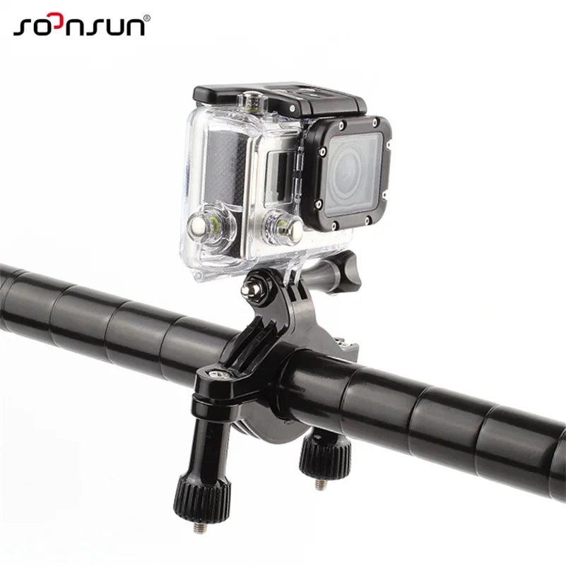 SOONSUN велосипедное крепление для мотоцикла рулон Подседельный штырь GoPro Hero 7 6 5 4 3 +