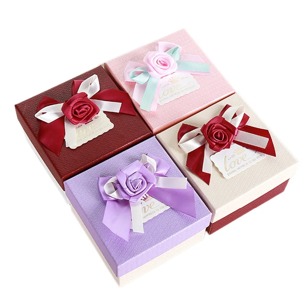 

6 Pack Luxury Durable Present Gift Box Case For Bracelet Bangle Jewelry Watch Box with Foam Pad Wholesale Jewelry Tool