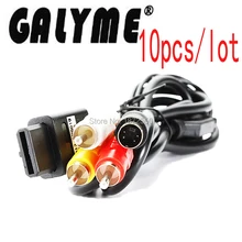 10 шт./партия AV ТВ s-video кабель av Fit gamecubesnes ngcn64 гпоб dmg GBP консоли ручной Провода Цвет Boy Advance случае подарочный