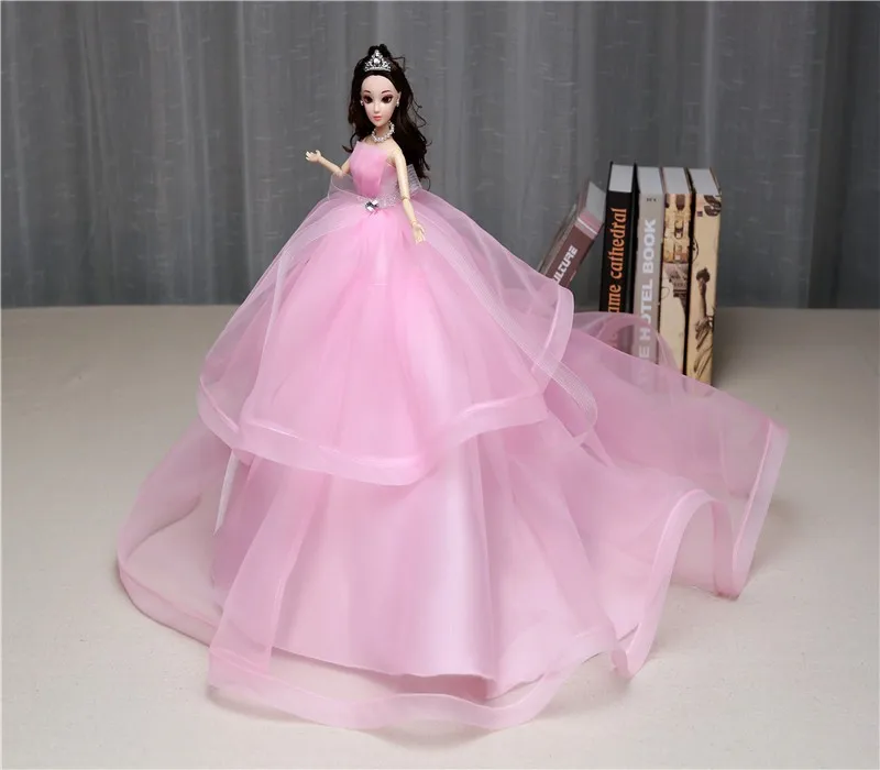 45 см Новинка кукла-невеста золотисто-каштановые волосы красивое свадебное платье романтические игрушки для девочек красивые подарки TL0042