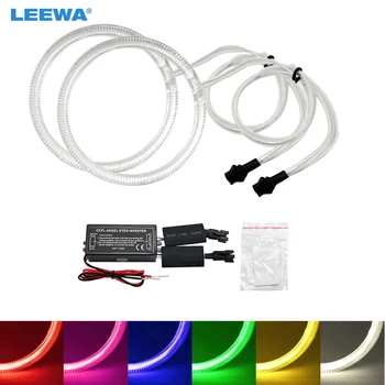 

LEEWA 2X110MM Car CCFL Angel Eyes Light Halo Rings Kits Light For Volvo C30 2008 Headlight DRL White #CA2633