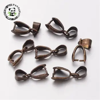 

Brass Pinch Bails, Ice Pick, Antique Bronze, 20x7mm, Hole: 4x6mm