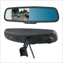 Original Bracket Rearview 4 3 blue mirror monitor parking DVR Full HD 1080P Car DVR Camera