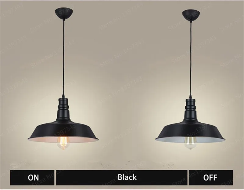 Ретро Лофт светодиодный подвесной светильник в винтажном стиле для столовой креативный подвесной светильник для дома гостиной белый/черный/коричневый/зеленый/синий/красный PLL-244