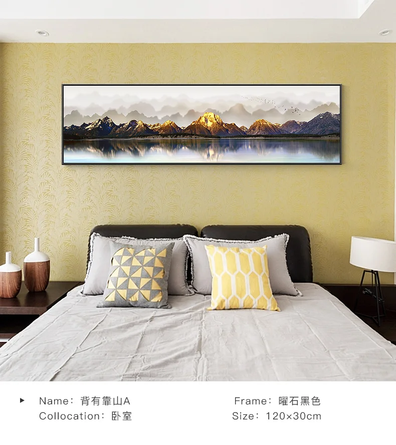 Gloden Риверсайд холст живопись современный пейзаж плакат и печать стены Искусство Абстрактный домашний декор Cuadro для гостиной спальни