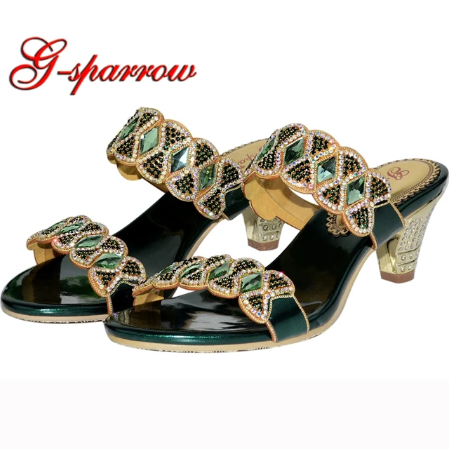 Wholesale Price Woman Slipper Kitten Thick Heel Sandals Beach Wedding Sandal Lady Party Bridal Mid Heels Wholesale Price Woman Slipper Kitten Thick Heel Sandals Beach Wedding Sandal Lady Party Bridal Mid Heels
