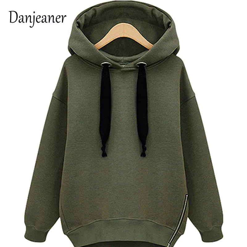 

Danjeaner Autumn Women Hoodie Casual Long Sleeve Hooded Pullover Sweatshirts Hooded Female Jumper Women Tracksuits Sportswear
