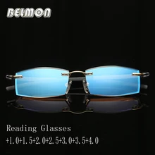 Belmon очки для чтения Для мужчин Для женщин Оправы Дальнозоркостью диоптрий очки для мужчин и женщин очки+ 1,0+ 1,5+ 2,0+ 2,5+ 3,0+ 3,5 RS806