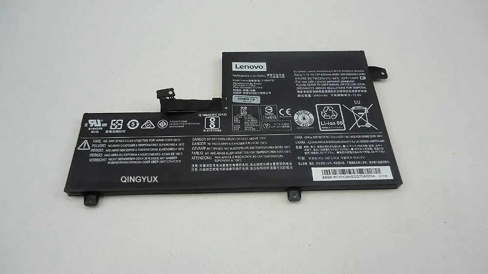 

QINGYUX L15L3PB1 L15M3PB1 New 11.1V 45Wh 4050mAh Laptop Battery for Lenovo N22 N22-20 Series