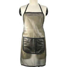 Водонепроницаемый парикмахерский фартук, светильник, фартук из ПВХ, униформа для салона и дома с большим карманом, легко мыть