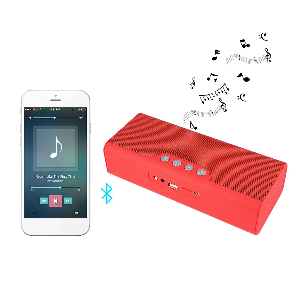 

Portable Bluetooth Speaker loudSpeakers Wireless Speaker Portable Audio MP3 Player With Power Bank 4000mAh For Phone PC lordz