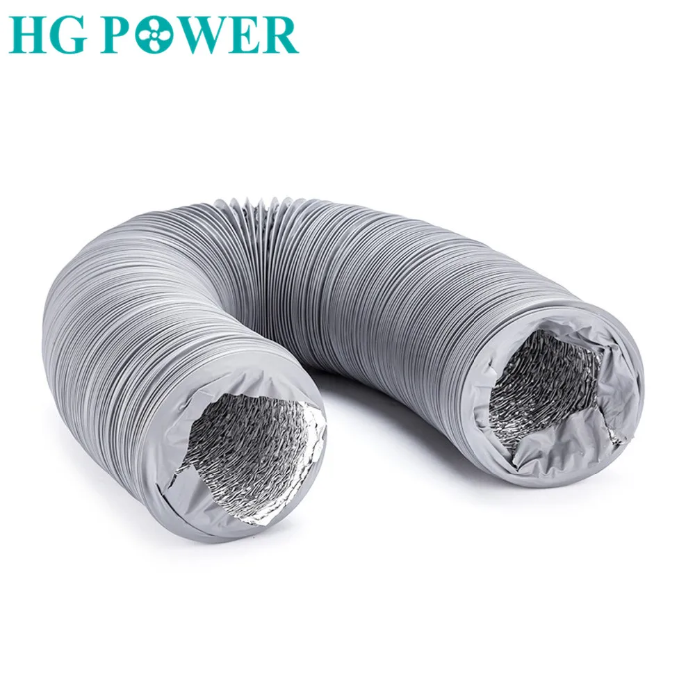 Other DIY & Tools 5m Aluminium Air Duct Hose Flexible PVC Forced
