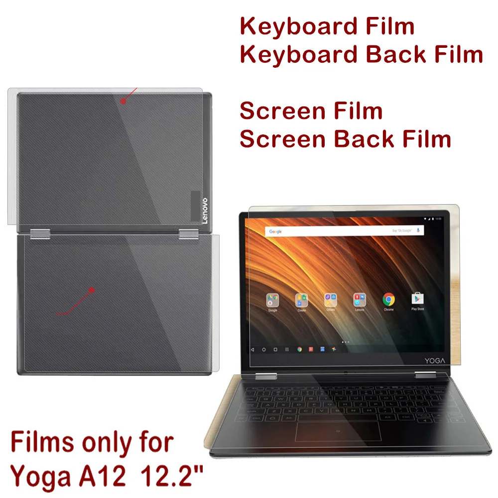 9H Tempered Glass Screen Protector Guard Film For 12" Lenovo YOGA A12 Tablet PC 