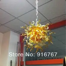 C88-Free Янтарь Выдувное Стекло Люстра Современная