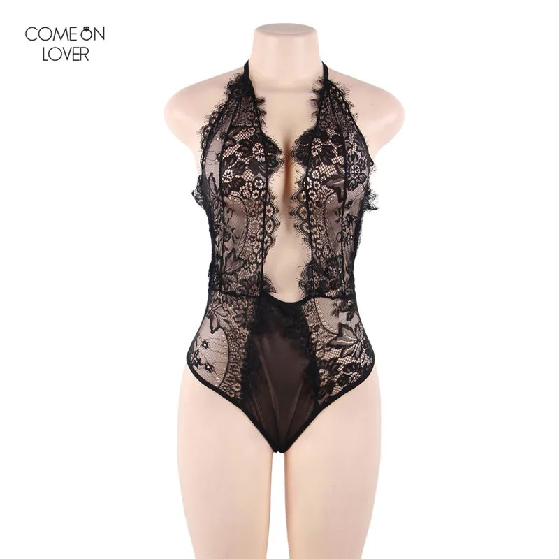 Сексуальное боди Comeonlover с глубоким V образным вырезом Женское открытой спиной