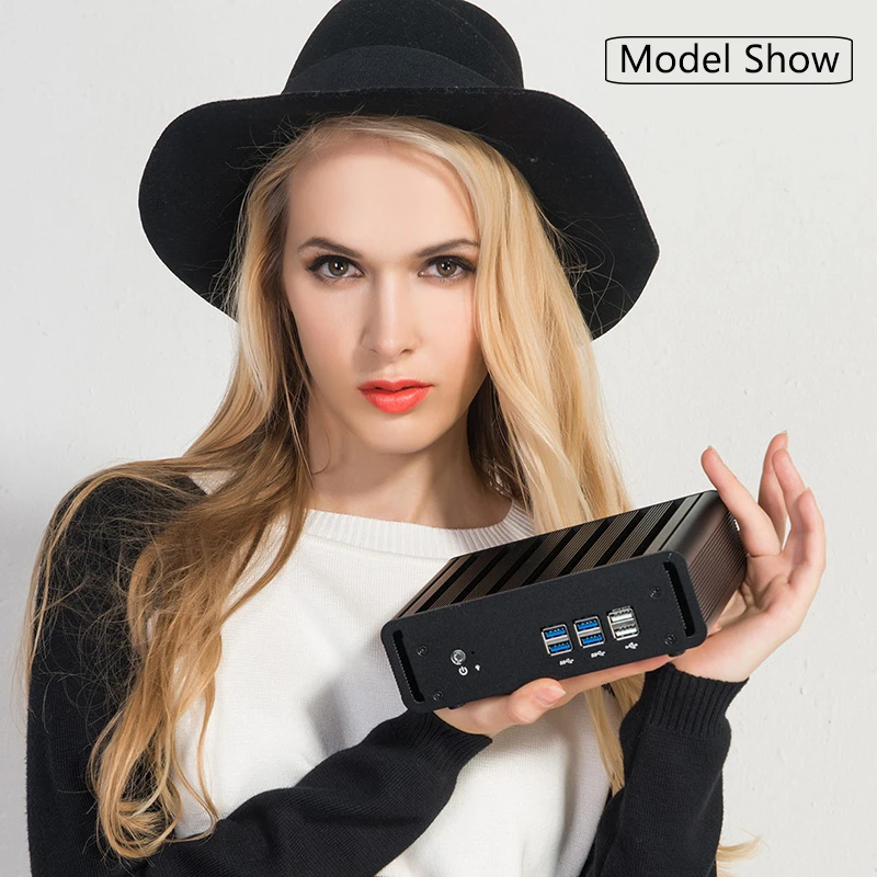 BEEBPC Windows 10 Мини ПК Core i7 7500U i5 7200U i3 7100U DDR3L 4k UHD Wifi HDMI 6 * USB HD графика 620 Настольный