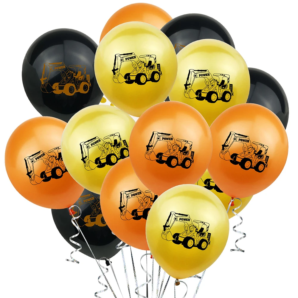 Йориу 15 шт. воздушный шар в виде машинки воздушный грузовик латексные конфетти для воздушного шара воздушные шары для дня рождения вечерние украшения дети ребенок душ мальчик Babyshower