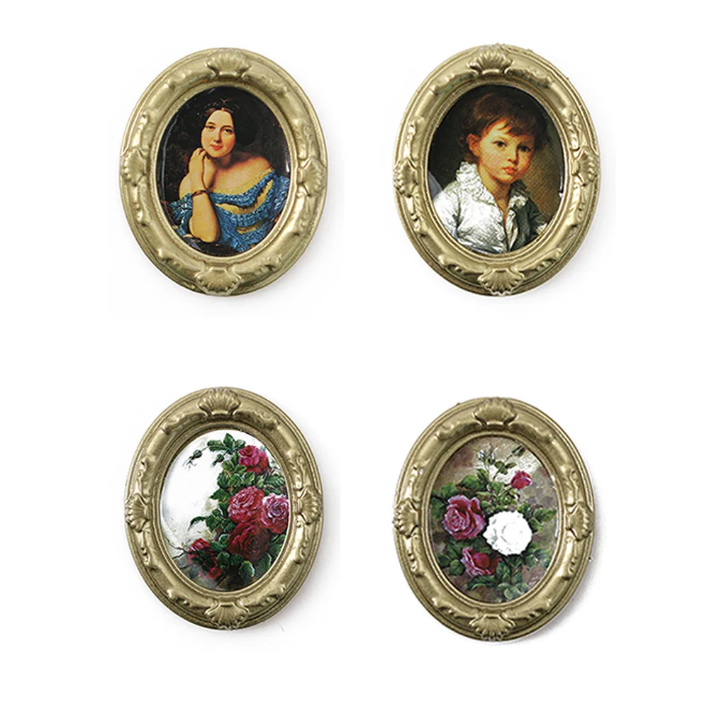 

Hot Cute 1:12 Dollhouse Miniature Framed Wall Painting Home Decor Room Items Lot 3 items Novelty Funny Gifts Baby Kids Toy