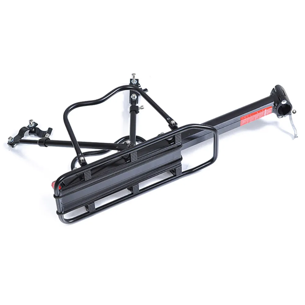 

aluminum alloy rear rack Install components luggage carrier bicycle cargo racks cycling seatpost bag holder riding road shelf