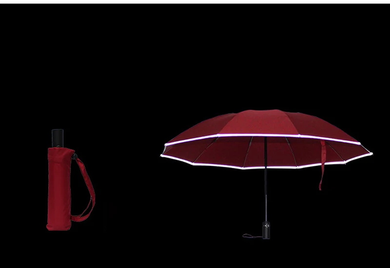 Полностью автоматический двойной большой зонт от дождя для женщин 3 Складной Ветрозащитный большой зонт для мужчин Путешествия бизнес автомобиль Зонты