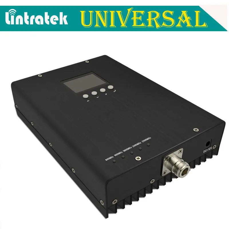 US $541.10 Free Ship AGC 5Band Mobile Signal Repeater EGSM 900 UMTS 2100 LTE 1800 2600 B20 800mhz Cellular MGC Signal Booster Amplifier