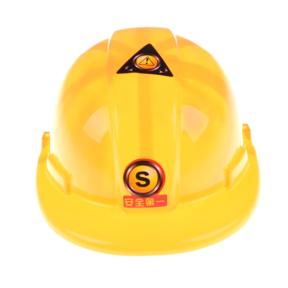 1 шт. желтый симулятор безопасности шлем ролевая игра шляпа игрушка строительство забавные гаджеты Творческие дети Дети подарок