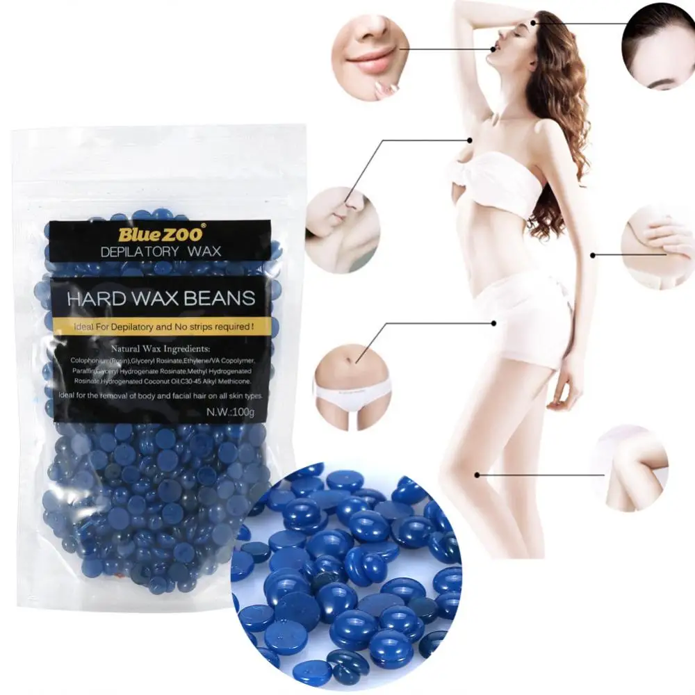 Воск Твердый для депиляции розовым бикини 100 г|hard wax beans|wax beanshard |