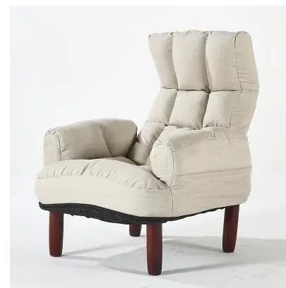 Балконный откидной стул. Настоящая деревянная Ткань Искусство диван складной. Офис ленивый человек случайный японский пляж стул. 05