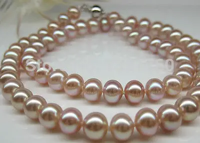 

Miss charm Jew.288 HUGE AAA 18"11-12MM NATURAL SOUTH SEA GENUINE GOLD PINK PEARL NECKLACE