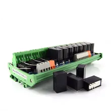 12-way relay dual-group module 24V multi-channel solid state relay PLC output amplifier board new original fx1s 30mr d plc 24v dc relay output base unit