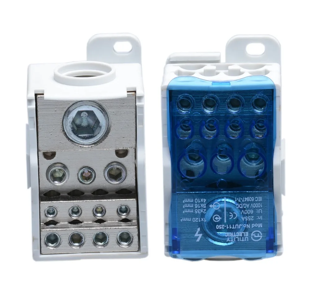 Клеммная колодка UKK80A 125A 160A 250A 400A 500A DIN Rail IEC Power универсальный Электрический