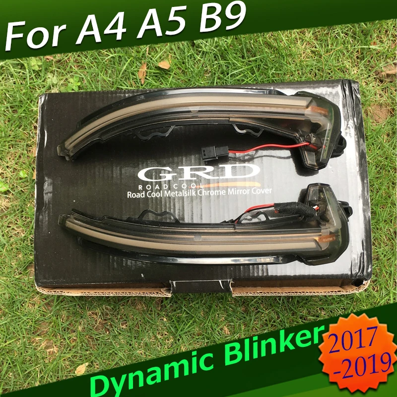 

For Audi A4 A5 B9 S4 S5 RS5 2017 2018 2019 Dynamic Blinker LED Turning Signal blink Side Mirror Lights indicator flasher