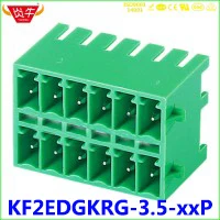 pcb plug-in blocos terminais 15 edgknh 3.5mm