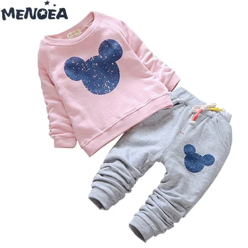 

Menoea Baby Clothing Sets Hot Sale Girl Clothes Long Sleeve Sweatshirts+Pants 2Pcs Baby Boys Cartoon Printing Kids Clothes