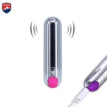 MLSice 10 Speed Mini Bullet Dildo Vibrator USB Sex Toy for Women G-spot Clitoris Stimulator Anal Massager Adult Vibrating Egg