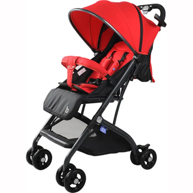 Portable High landscape reclining baby stroller Umbrella Carriage ...