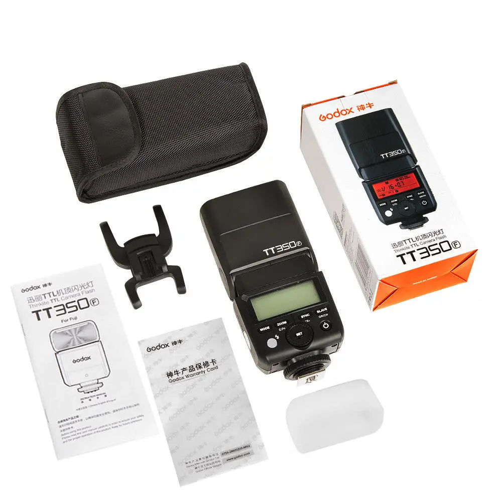 

Godox 2.4G TTL HSS TT350F Flash XT20 XT2 XT10 XM1 X70 XA10 Camera CD15