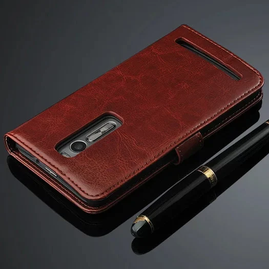 

Toraise Vintage Wallet PU Leather Flip Cover Case For ASUS zenfone2 ZE551ML ZE550ML 5.5" With Stand Card Holder Phone BagCoque