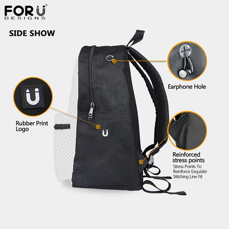 Forudesigns плеча Для женщин школьная сумка Mochila Infantil 3D бабочка животных Книга школьный для Обувь для девочек студент Back Pack Рюкзак